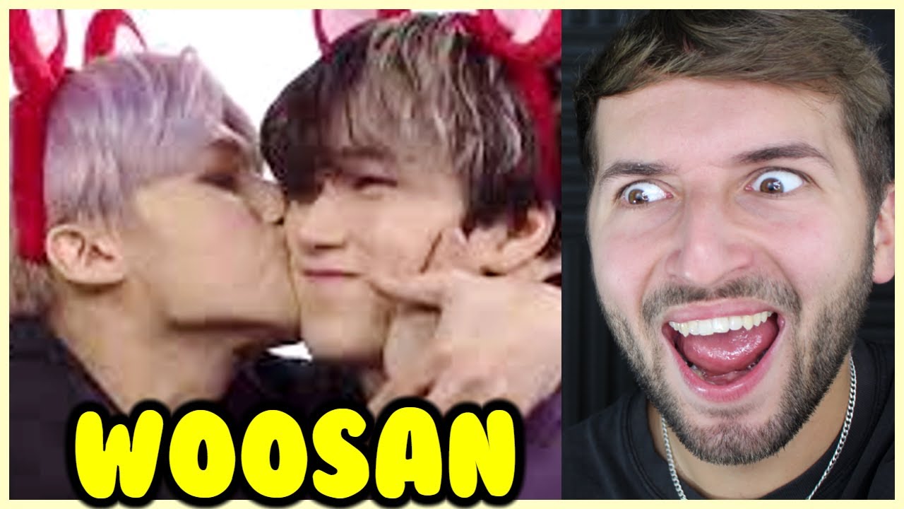 no seriously. woosan should get a room. Reaction (ATEEZ Wooyoung & San)