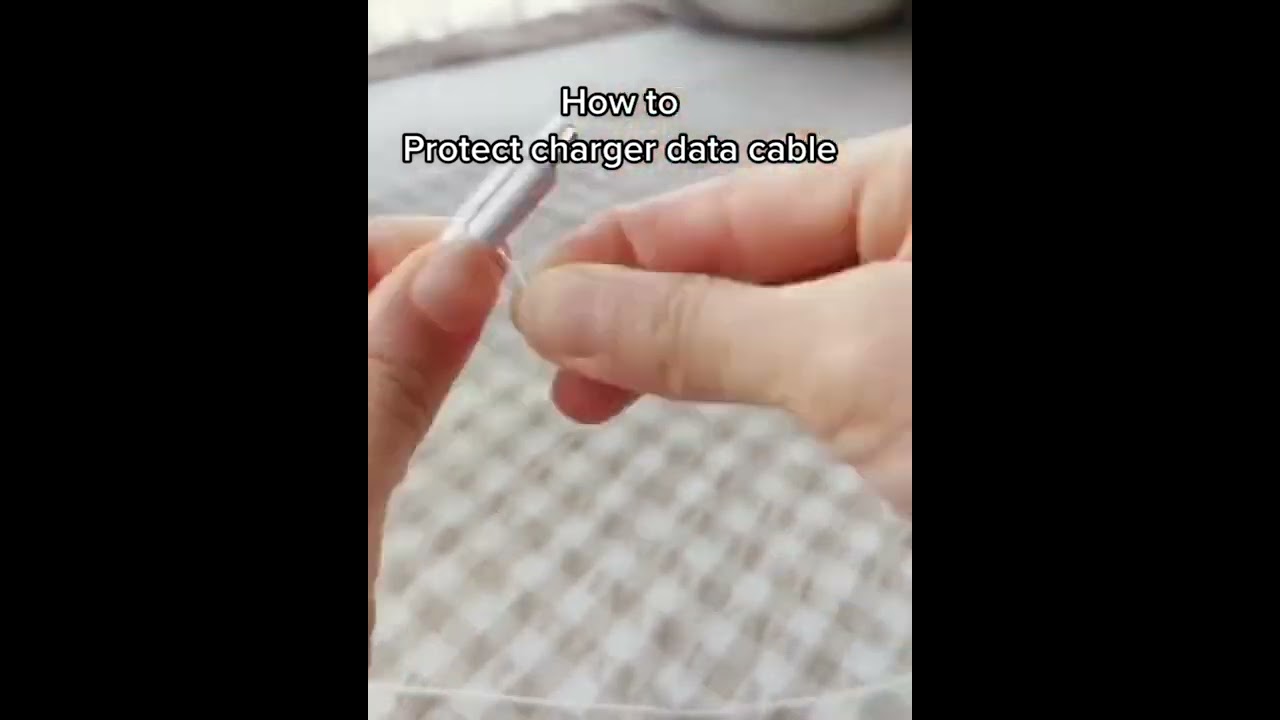 Easy way to protect the charger data cable #shorts