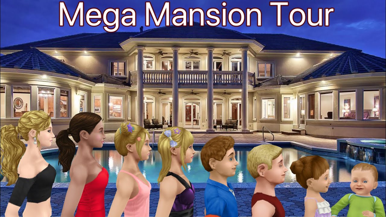 Family Of 8 Mega Mansion Tour SIMS FREEPLAY