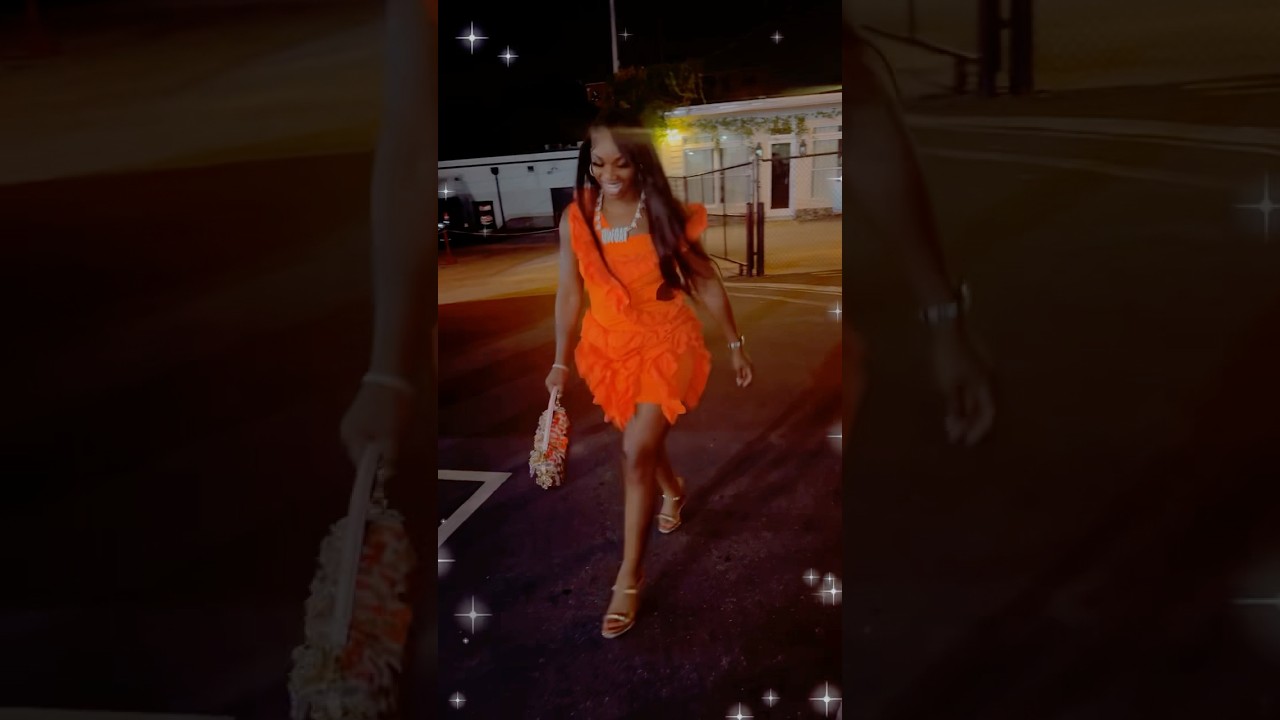 Claressa Shields/ Gwoat stuns in 🍊Dress & $8k Fendi Baguette Bag 👛🤩👠 