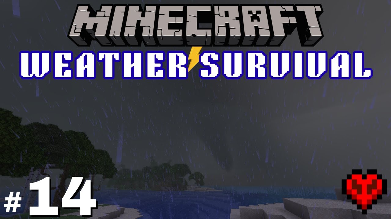 Minecraft: Hardcore Weather Survival: Ep 14 - Insane Luck