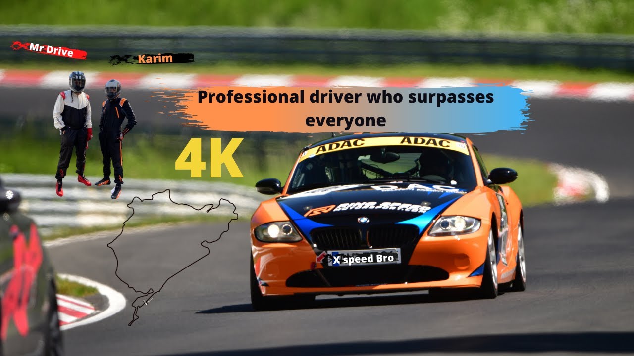 Pro driver BMW Z4, who survives an accident in the most important racetrack in the world -Germany 4K