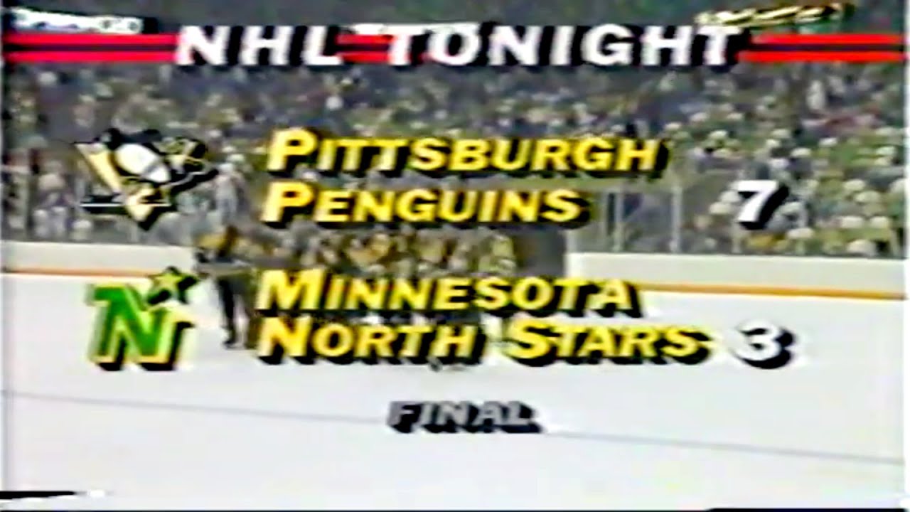 Pittsburgh Penguins at Minnesota North Stars March 7, 1987