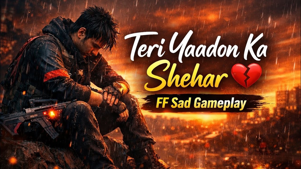 Teri Yaadon Ka Shehar ❤️ | Emotional Hindi Song | FF Sad Gameplay | Garena Free Fire