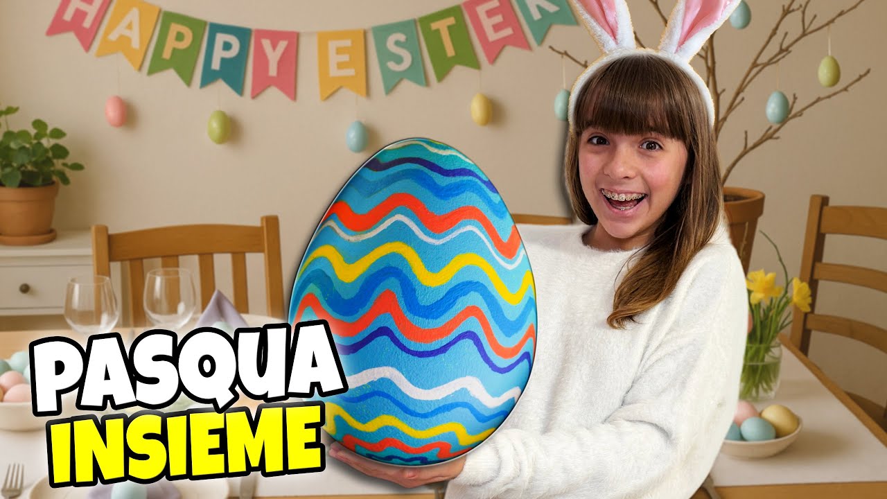 VI FACCIO VEDERE LA MIA PASQUA, SCARTIAMO TUTTI I REGALI CON LETIZIA *PASQUA INSIEME*