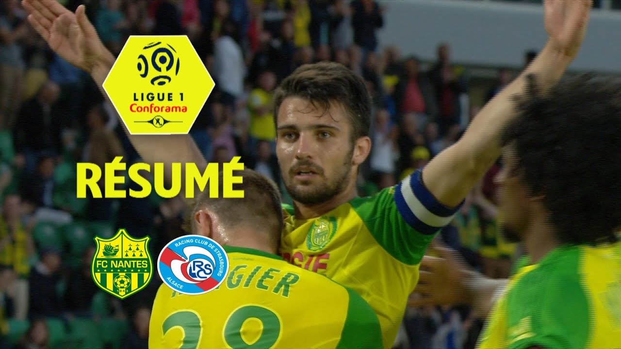 FC Nantes - RC Strasbourg Alsace ( 1-0 ) - Résumé - (FCN - RCSA) / 2017-18