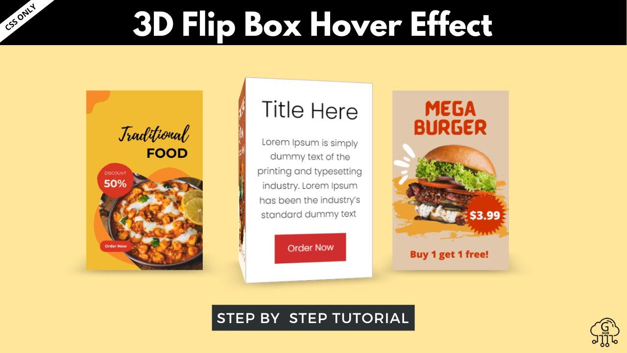 Create 3D Flip Card Hover Effect in Gutenberg Wordpress using CSS | GutenbergHub