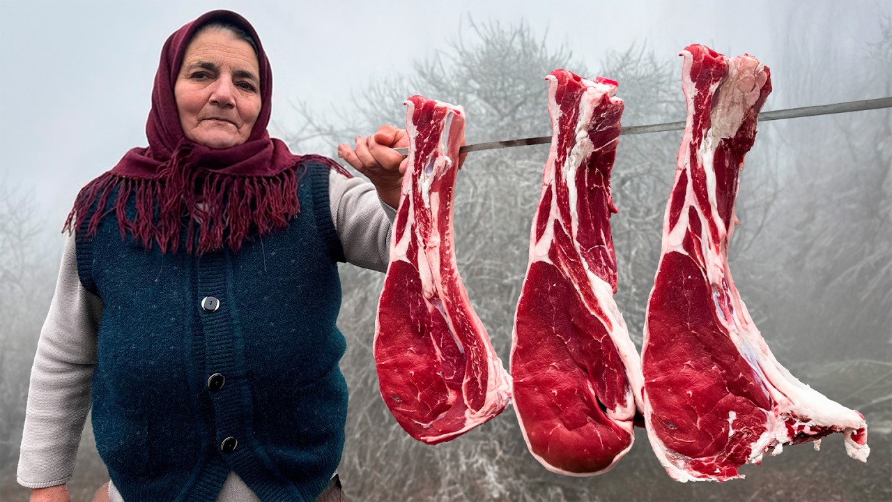 Cooking Bone-In Beef Steaks in Village Style