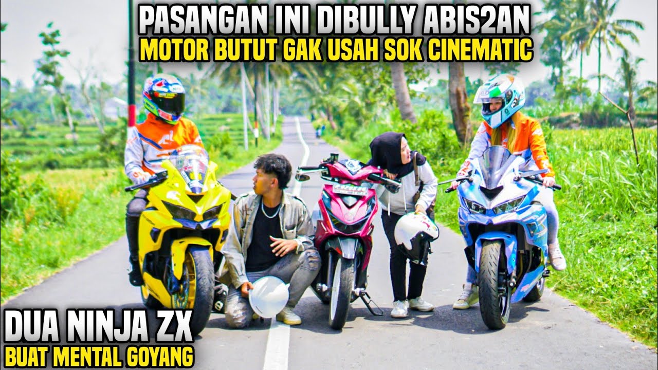 GARA2 MOTOR BUTUT DIBUAT VIDIO CINEMATIC BEAT HEDON SOK NGEBULLY!! TAPI DUA NINJA ZX KASIH PAHAM!!.