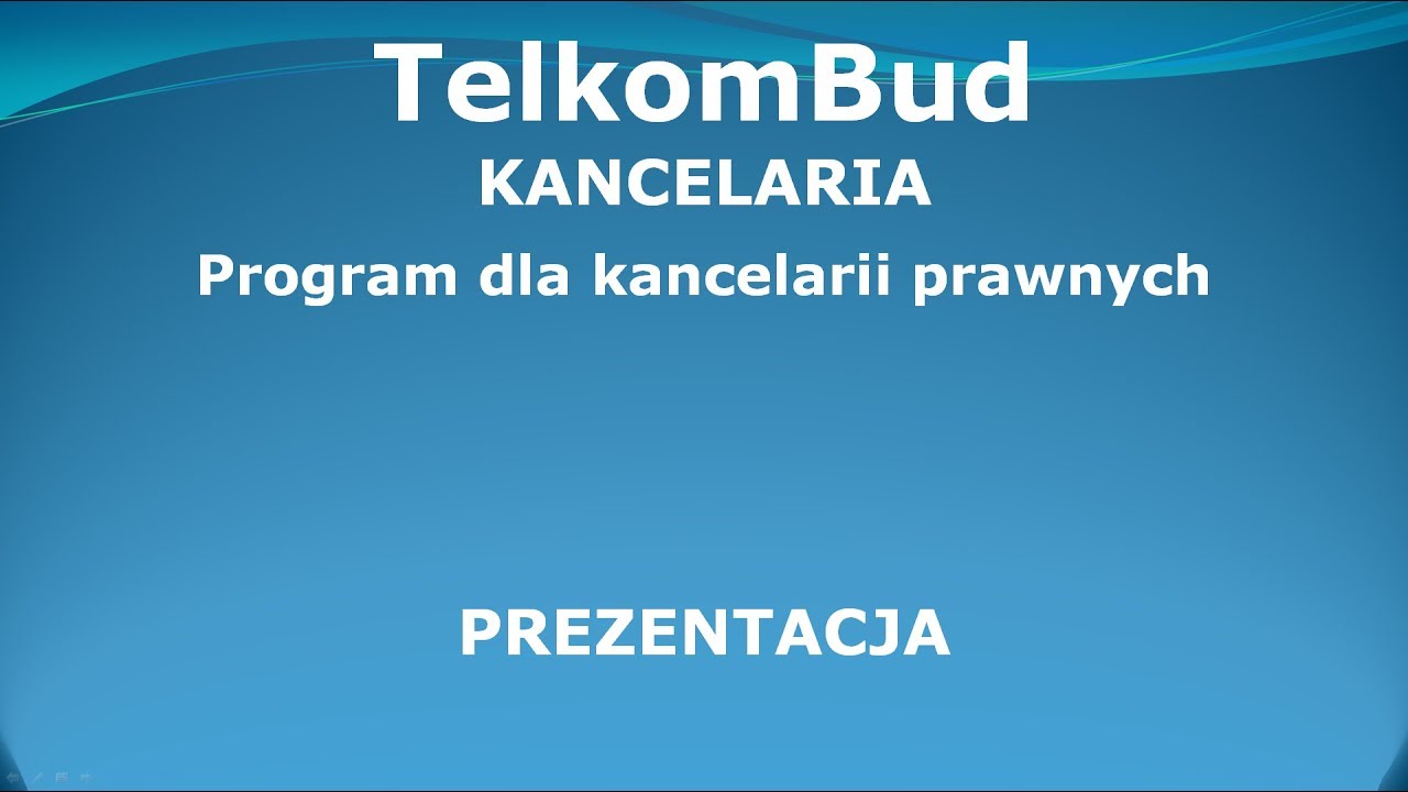 TelkomBud Kancelaria. Program dla kancelarii prawnych
