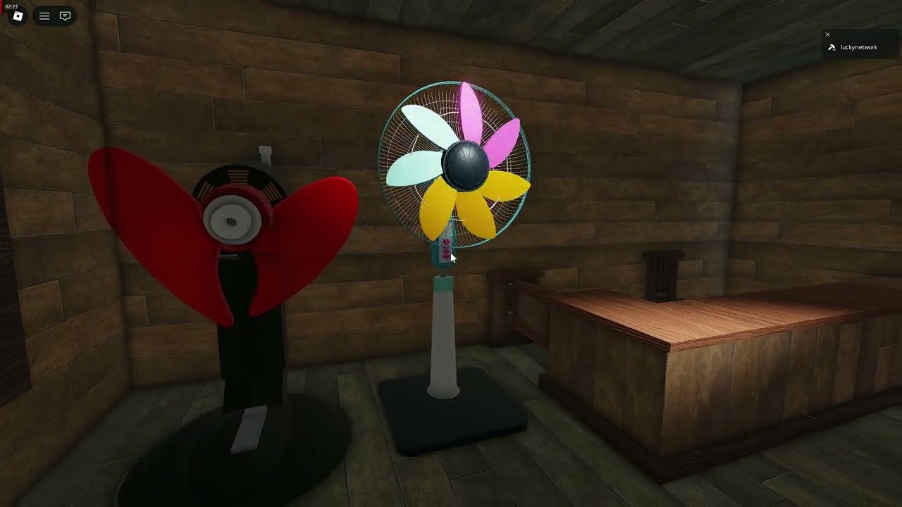 Я создал невероятно крутой, шатающийся вентилятор в Roblox Studio с безумным дизайном.