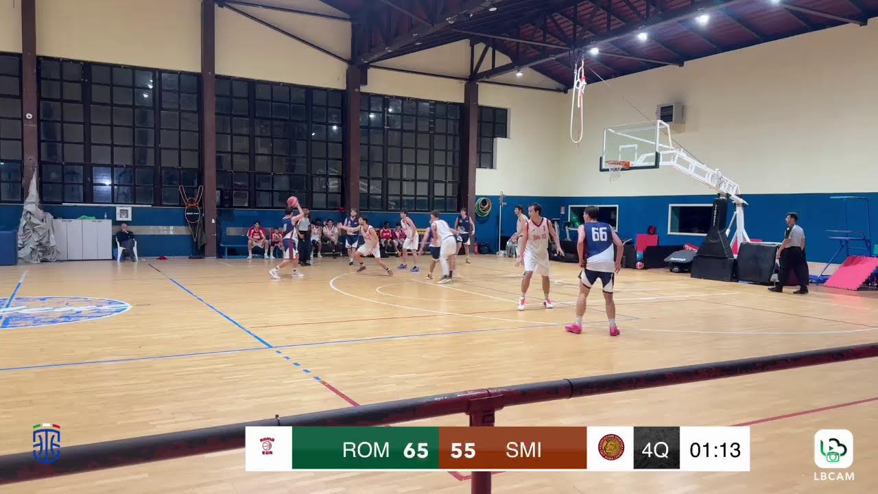 Diretta FIP Lazio - Divisione Reg. 1: Roma Eur vs Smit.