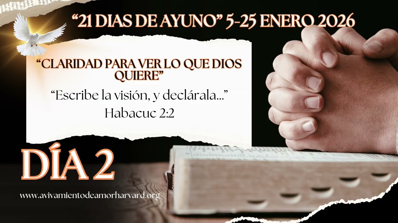 Devocional Día 2 “Claridad para ver lo que Dios quiere” ll Pastor Hugo Medrano