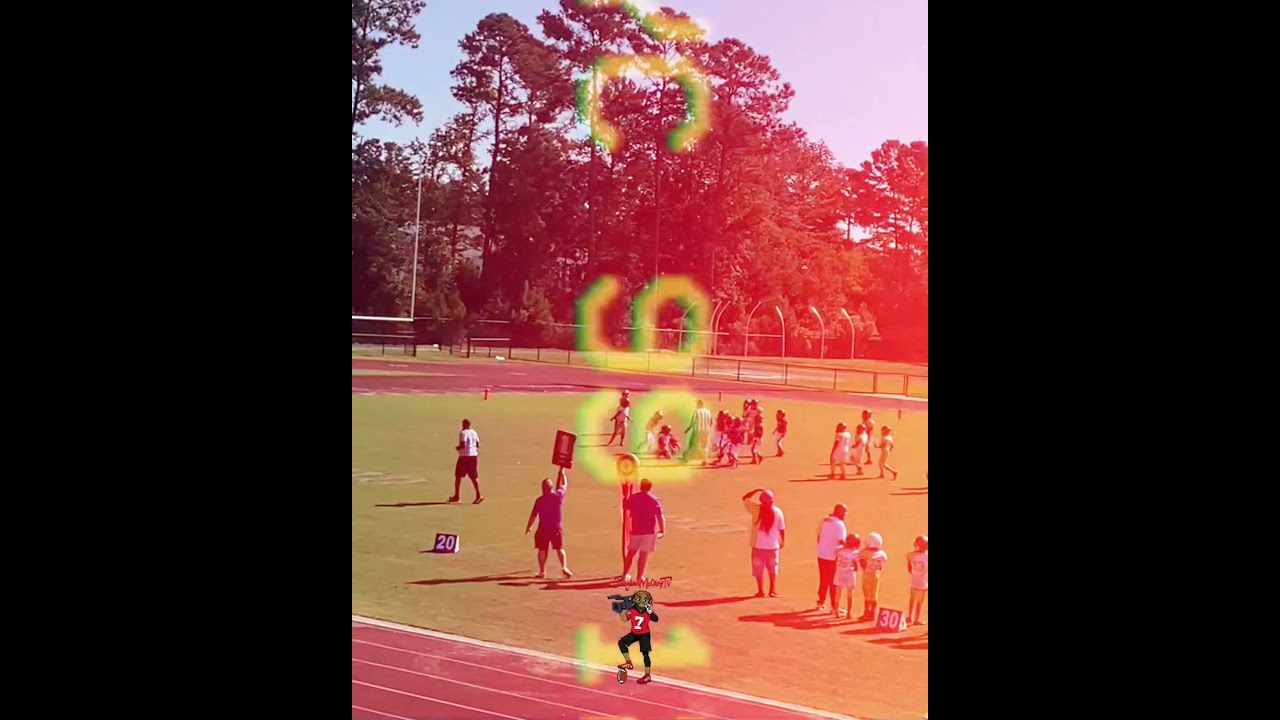Jye&rsquo;Corey Taylor 7 year old running back North Charleston Raiders