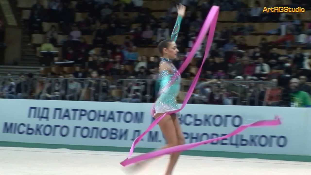 KANAEVA Evgenia (RUS) Ribbon - 2008 World Cup Kiev 