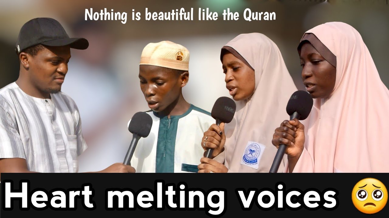 Emotional and unique Quran recitations from Young Muslim teens