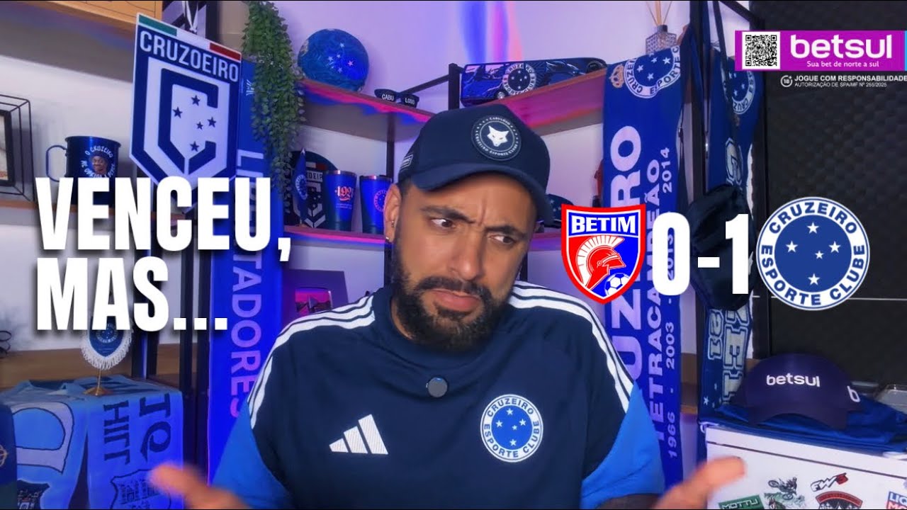 Pós-jogo Betim 0x1 Cruzeiro | BOM RESULTADO EM UM JOGO RUIM! 