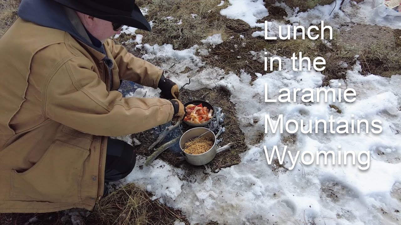 BUSHCRAFT COOKING With a Fire Anchor - Laramie Mountains, Wyoming