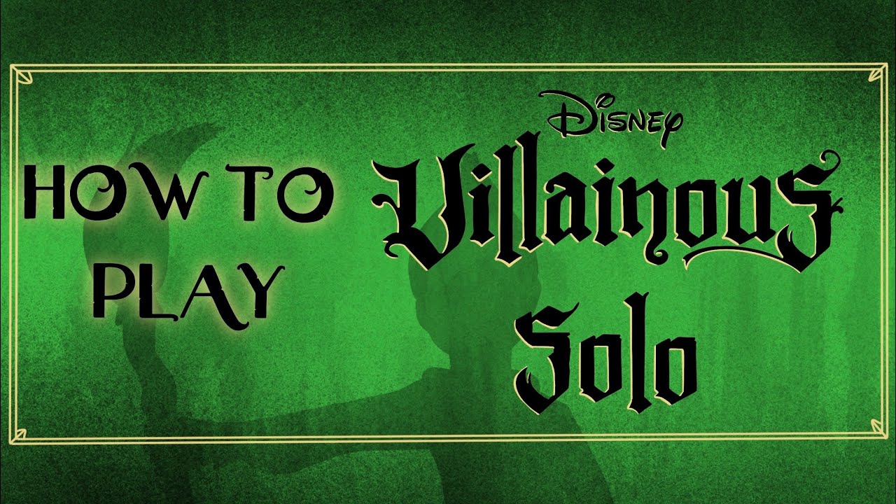 DISNEY VILLAINOUS SINGLE PLAYER - How to Play
