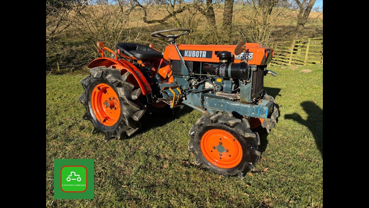 KUBOTA B7000 4X4 COMPACT TRACTOR SOLD BY www.catlowdycarriages.com