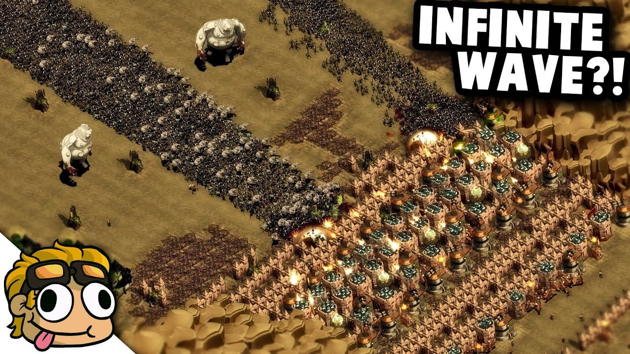 INFINITE FINAL WAVE?! | They Are Billions Custom Map Gameplay