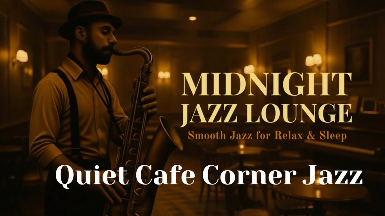 Quiet Cafe Corner Jazz | Midnight Jazz Lounge – Smooth Jazz for Relax & Sleep