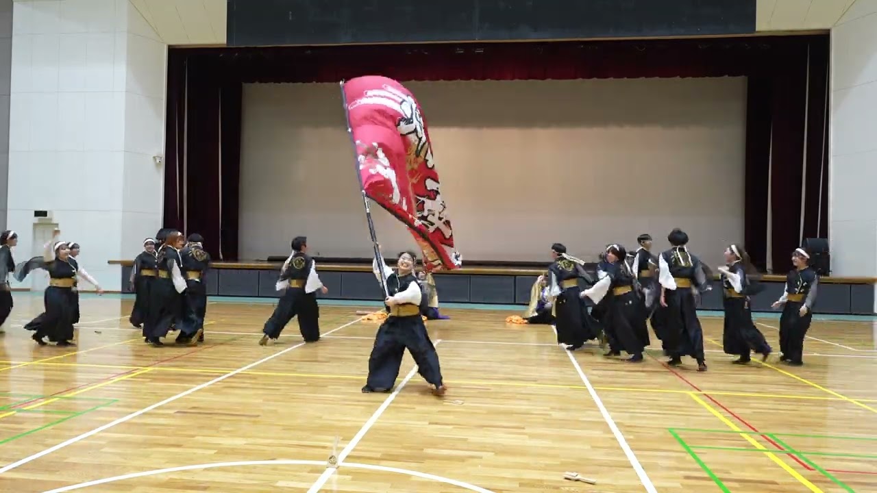 弘前大学よさこいサークルHIRODAI焔舞陣　第2回福島YOSAKOI ー乱舞ー  2023年12月3日　ユラックス熱海 　メインステージ