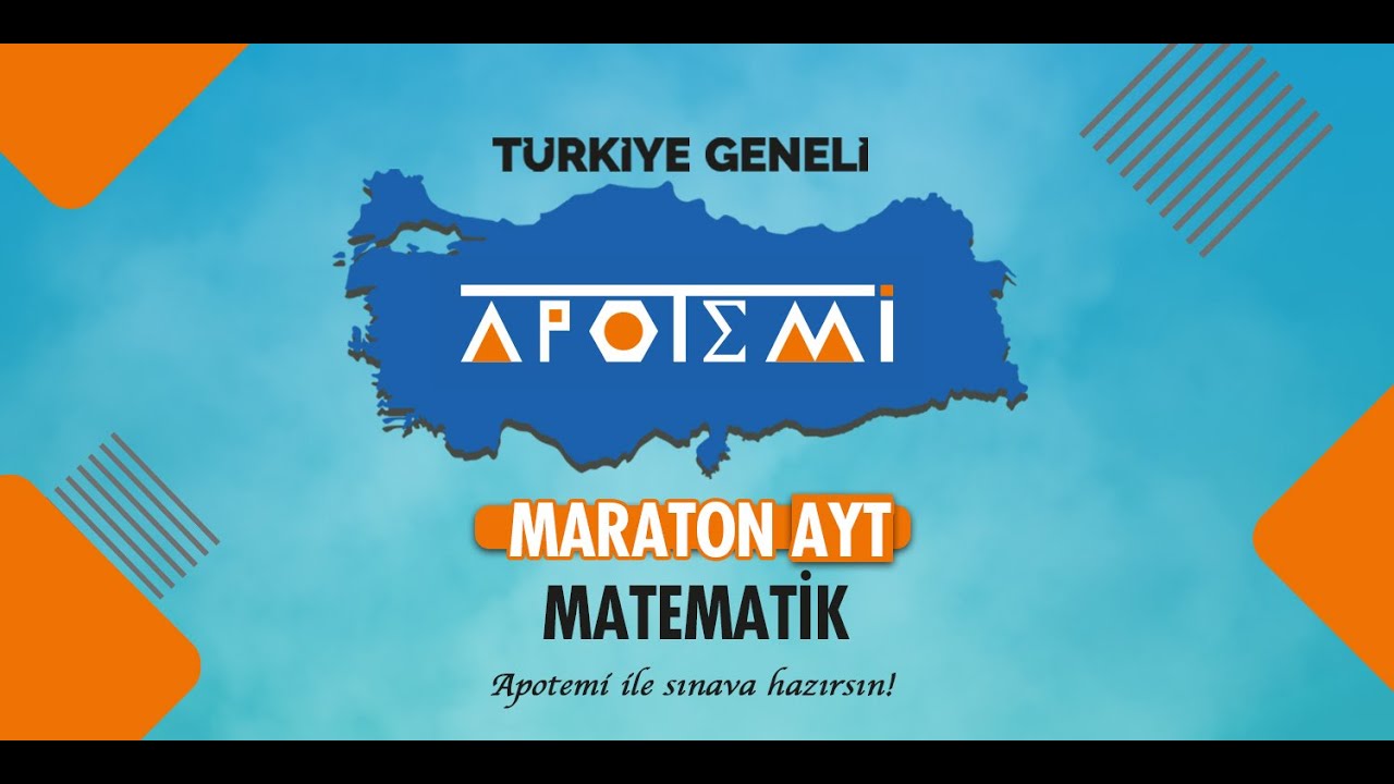 MARATON TÜRKİYE GENELİ AYT MATEMATİK SORU ÇÖZÜMLERİ - APOTEMİ YAYINLARI