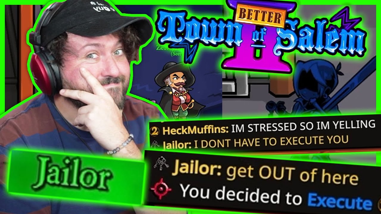 I AM BACK... TO LOSING MY MIND as the Jailor | Town of Salem 2 BetterTOS2 Mod w/ Friends