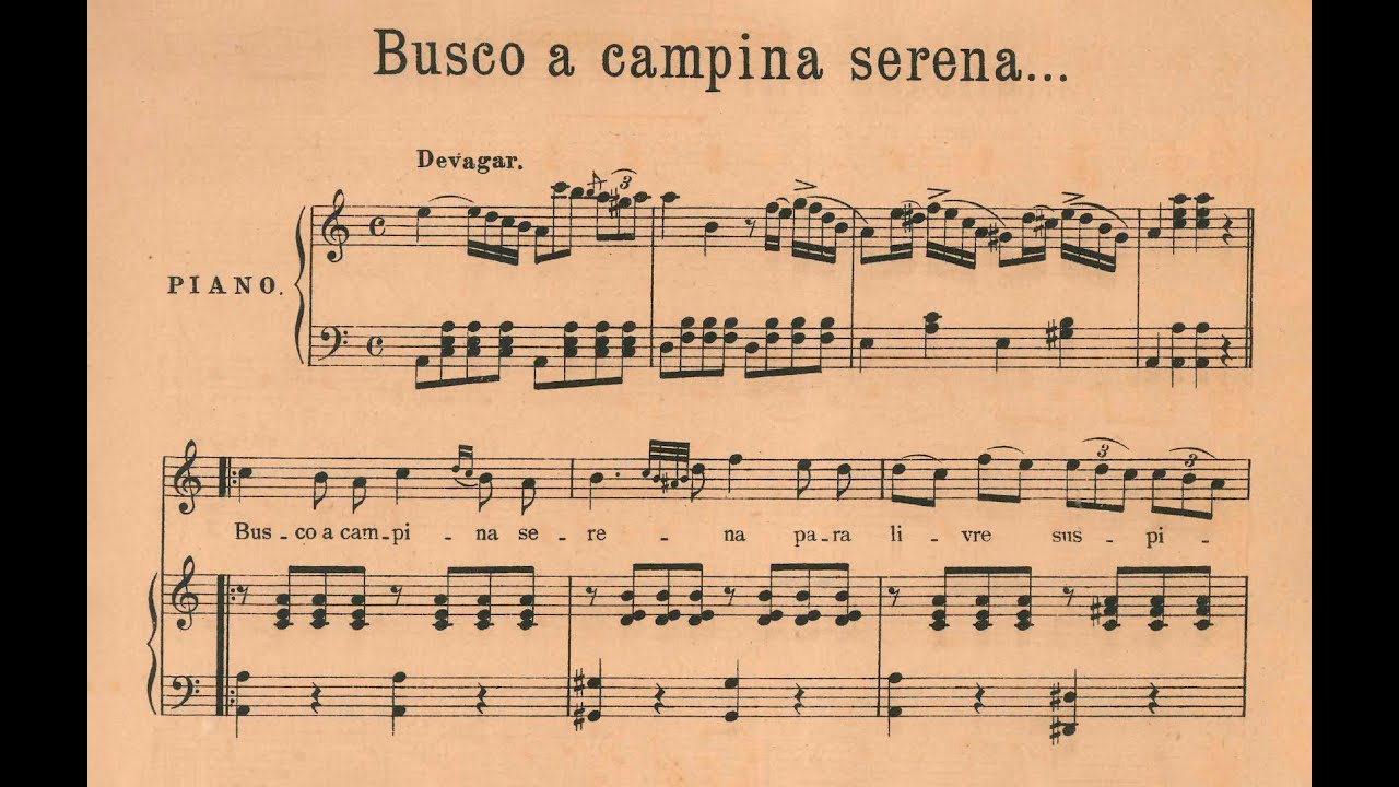 Cândido Ignácio da Silva - Busco a campina serena... (Adélia Issa, soprano; Alexandre Pascoal, pf)