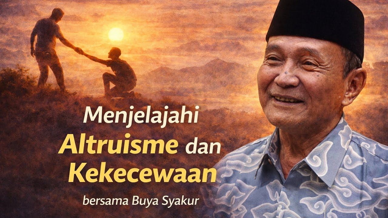Menjelajahi Altruisme dan Kekecewaan bersama Buya Syakur #Altruisme