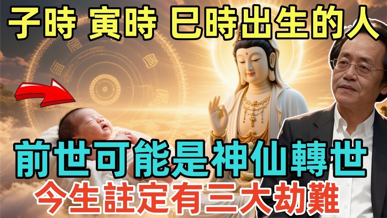 倪海廈：子時、寅時、巳時出生的人，前世可能是神仙轉世，今生註定有三大劫難！