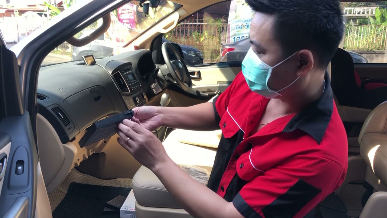 วิธีเปลี่ยนไส้กรองแอร์ hyundai h1