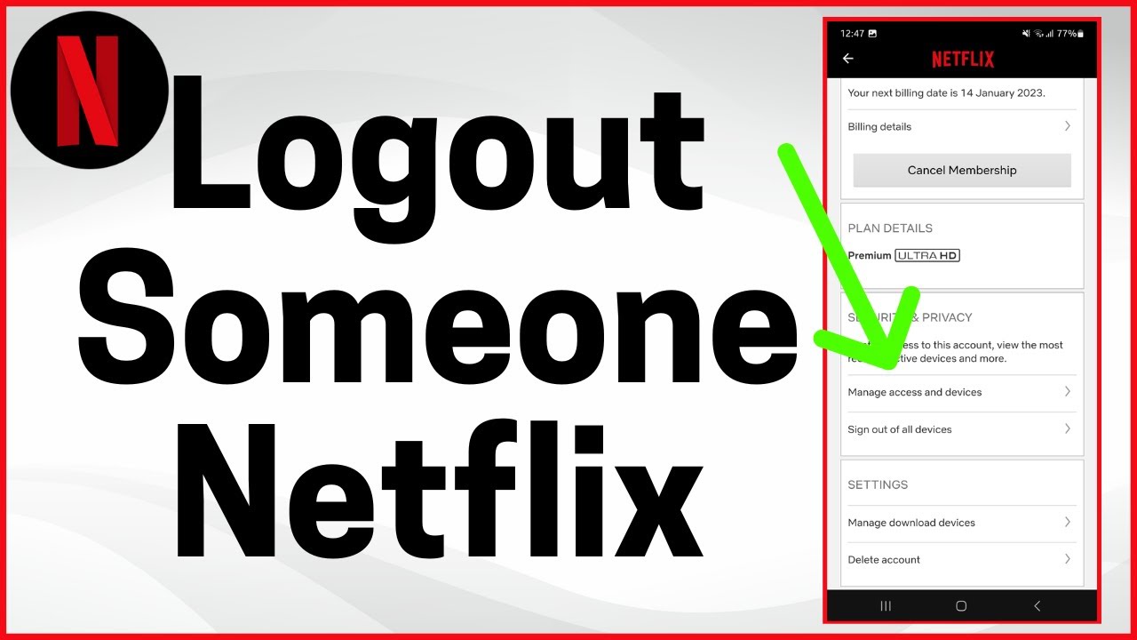 Как удалить пользователя из своего аккаунта Netflix! (2023)