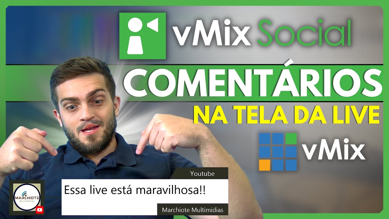 [TUTORIAL] vMix | vMix Social: Exibir comentários na tela da live