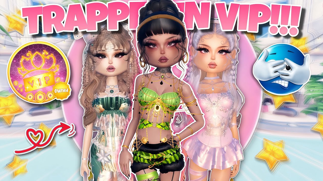 *TRAPPED* Inside VIP In Dress To Impress!! (It was horrible...)