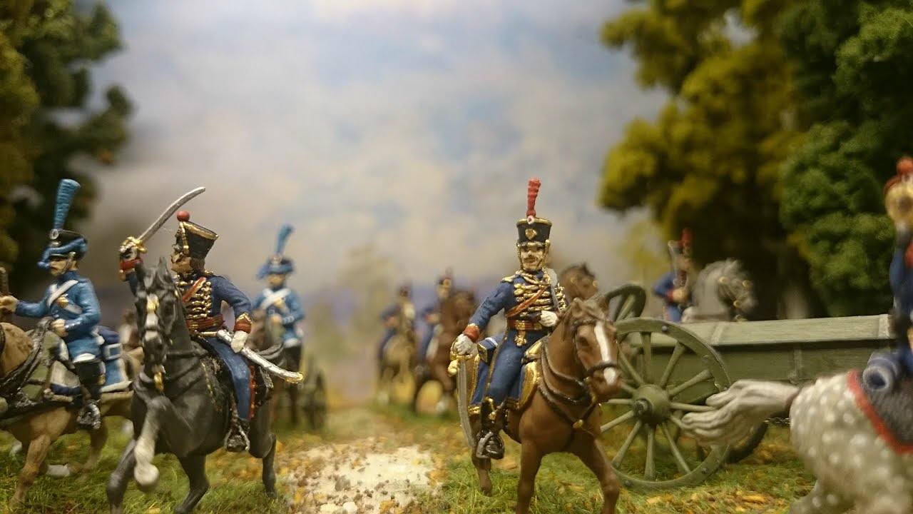 1:72 Diorama Napoleonic Wars/Französische Linien-Artillerie zu Pferd