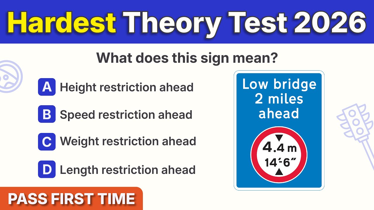 Theory Test 2025 UK | HARDEST Updated DVSA Styled Questions (OFFICIAL!) | PASS FIRST TIME