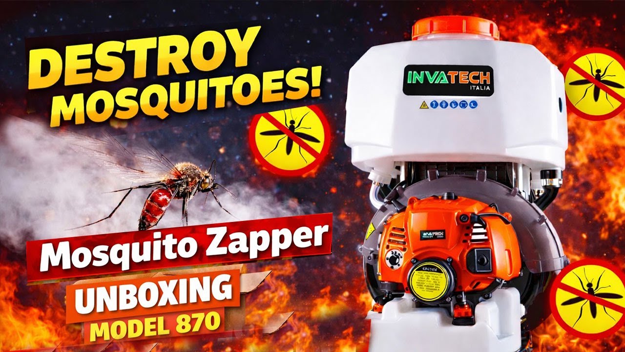 Invatech Italia Model 870 Unboxing + Full Professional Mosquito Fogger Lineup