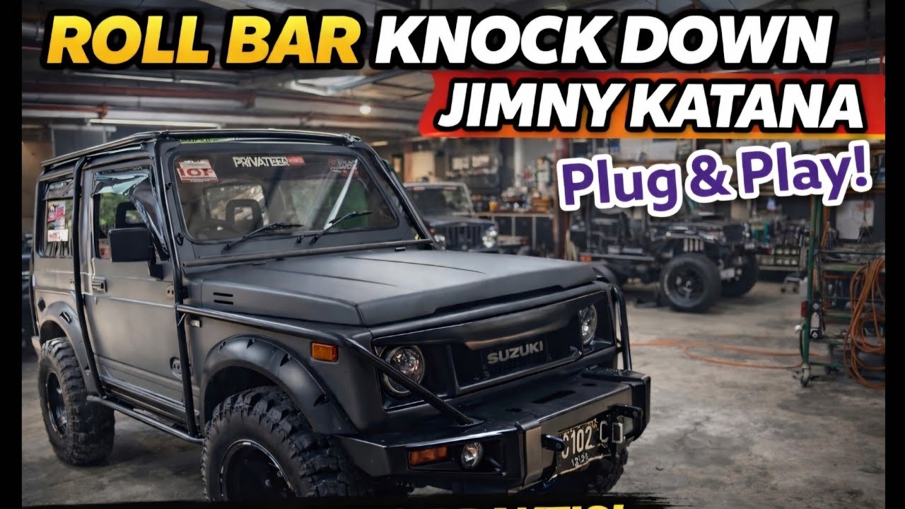 CARA MEMASANG ROLL BAR / ROLL CAGE KNOCK DOWN || Jimny Katana