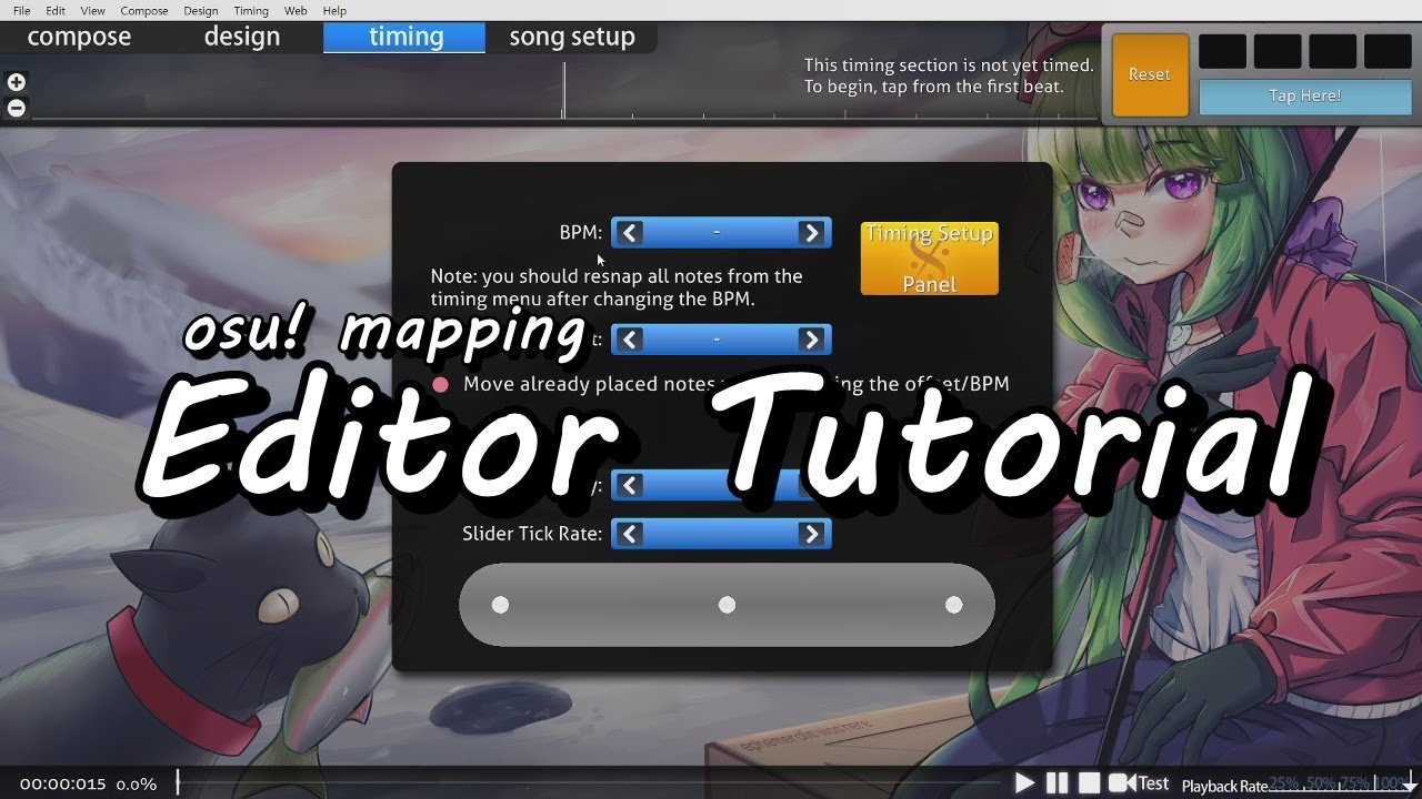 osu! Editor Tutorial for Beginners