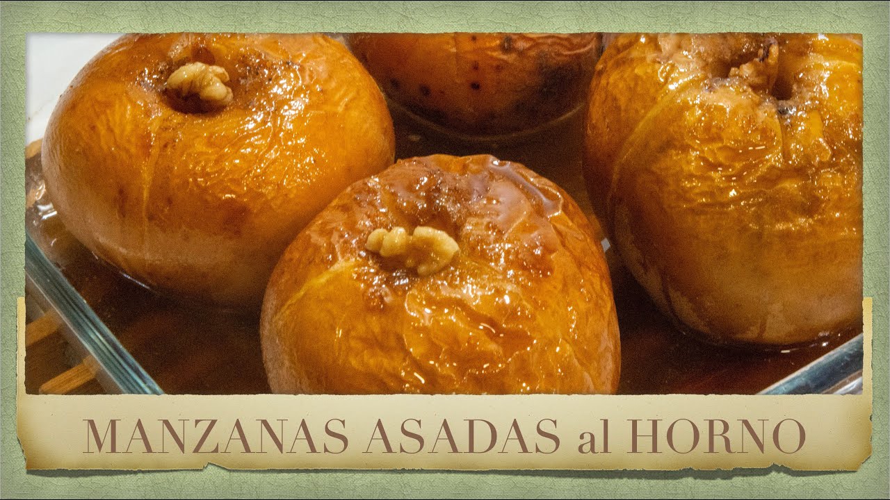 Receta de MANZANAS ASADAS AL HORNO paso a paso 🍎🍏 Manzanas de Reineta Valle del Corneja Ávila 🍎🍏