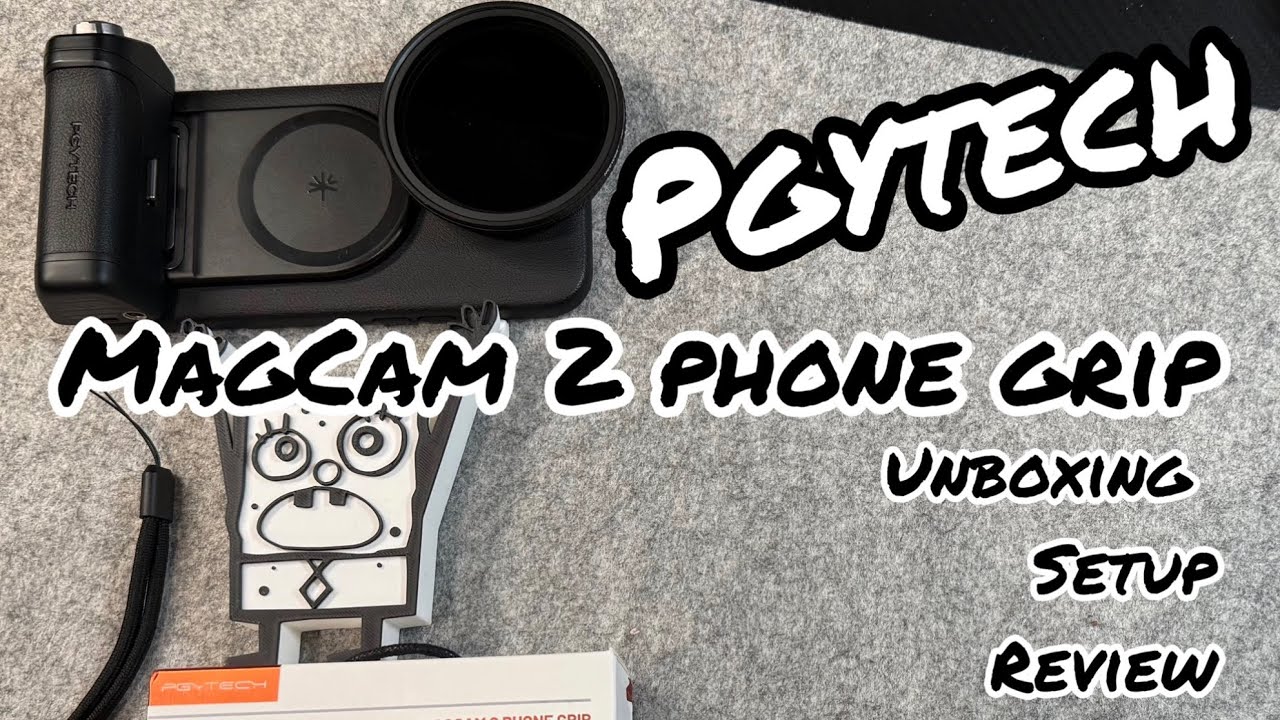 PGYTECH MagCam 2 Phone Camera Grip UNBOXING ,SETUP, AND REVIEW Is it Worth it?