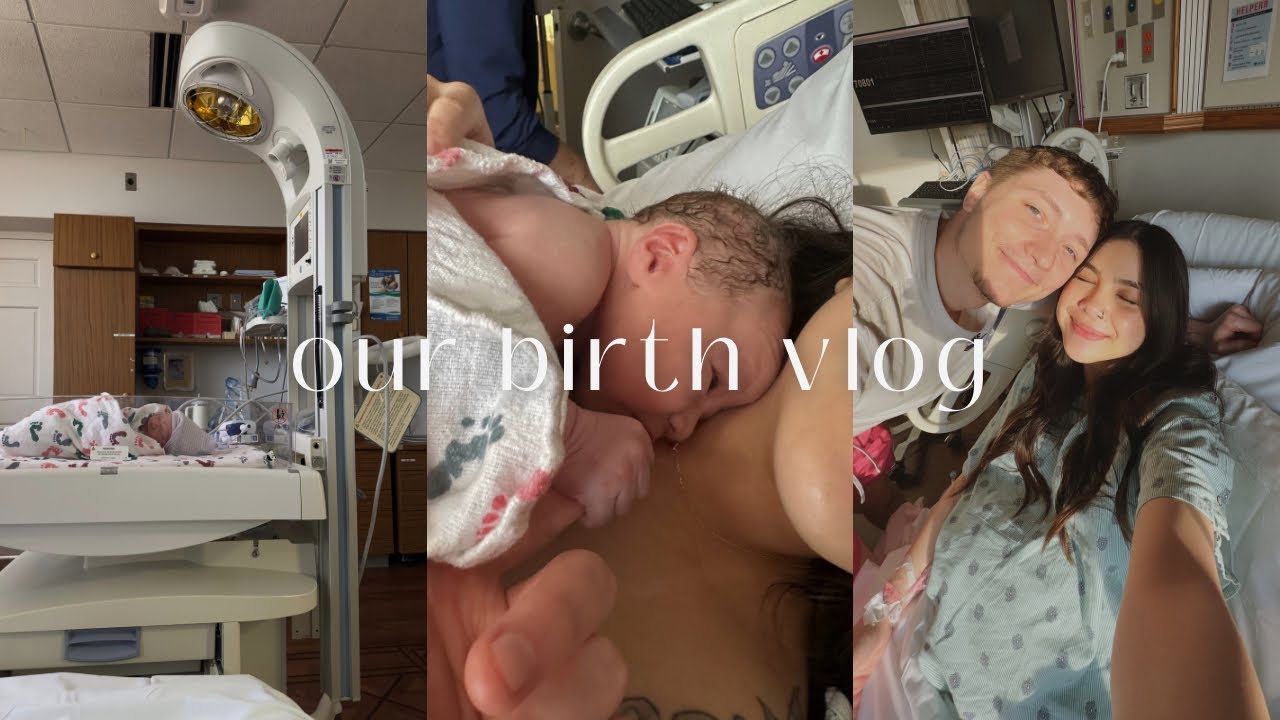 OUR BIRTH VLOG!! water breaking at 39weeks!