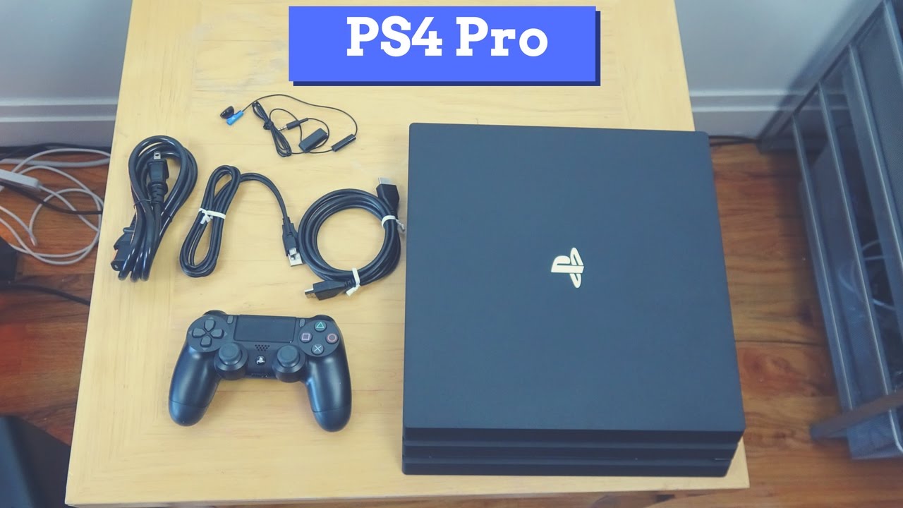 Распаковка и первая настройка PS4 PRO!