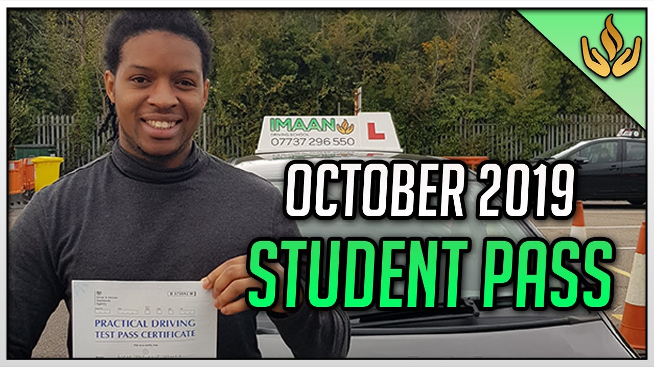 Mitcham Driving PASS Test Route Lombard roundabout October 2019