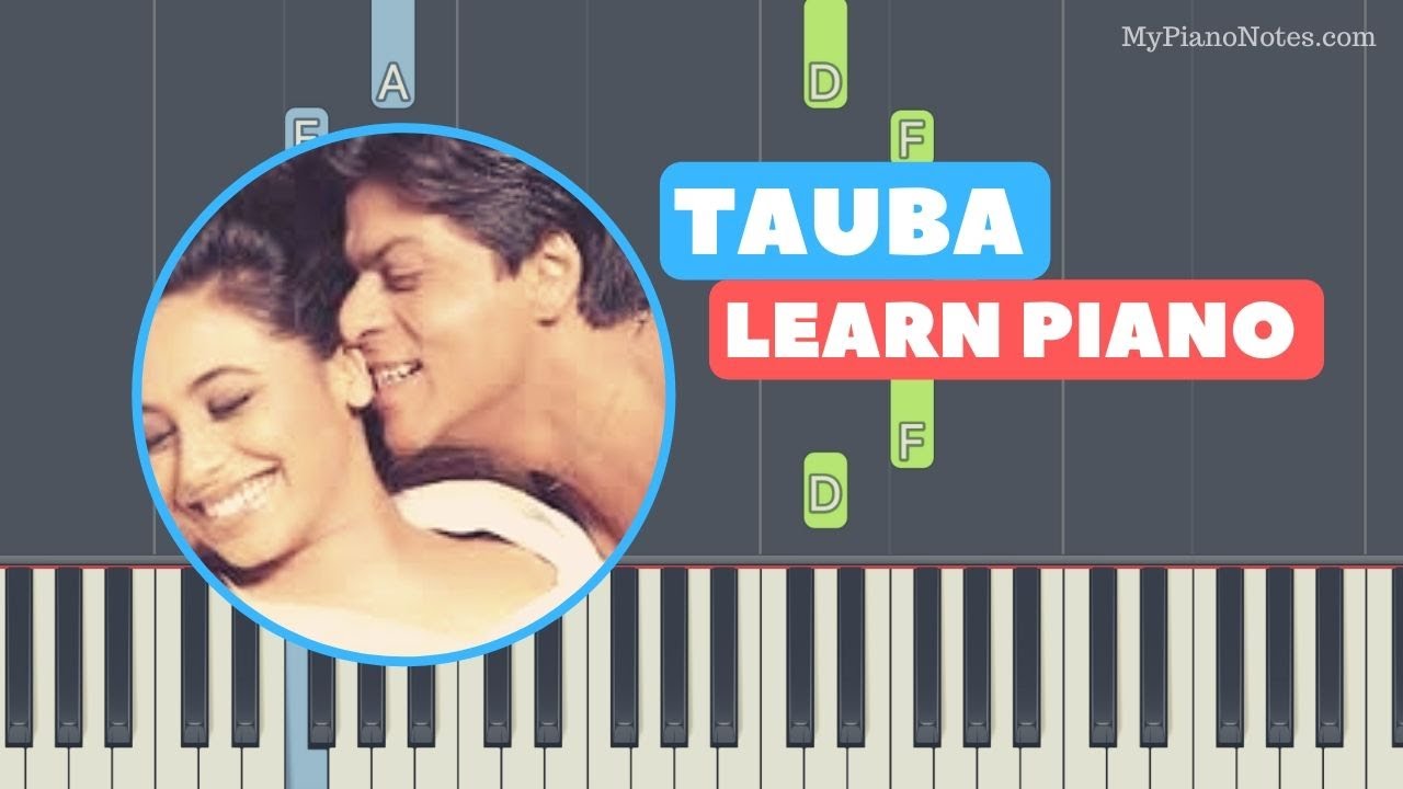 Tauba Tumhare Yeh Ishare - Piano Tutorial with Chords | Chalte Chalte Song (Bollywood)