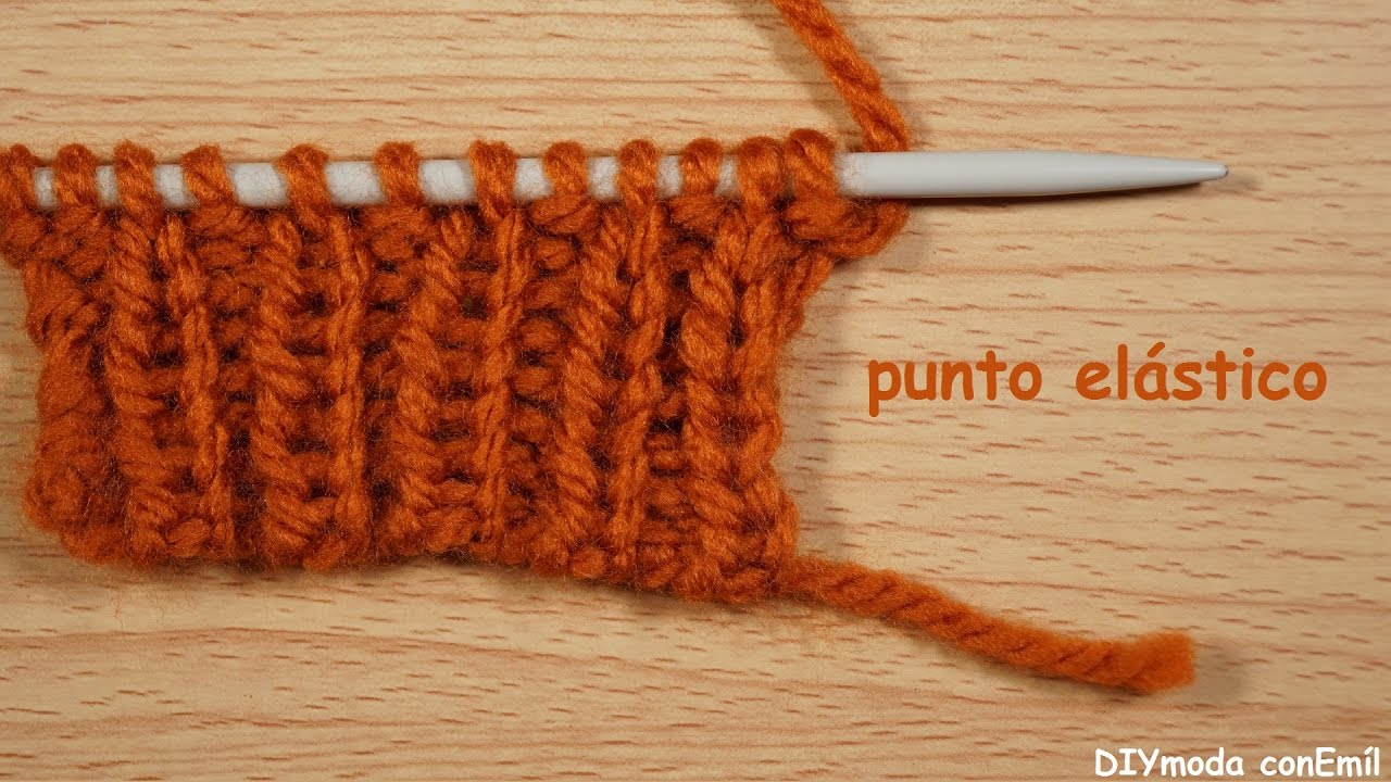 Cómo montar y tejer puntos elásticos paso a paso
