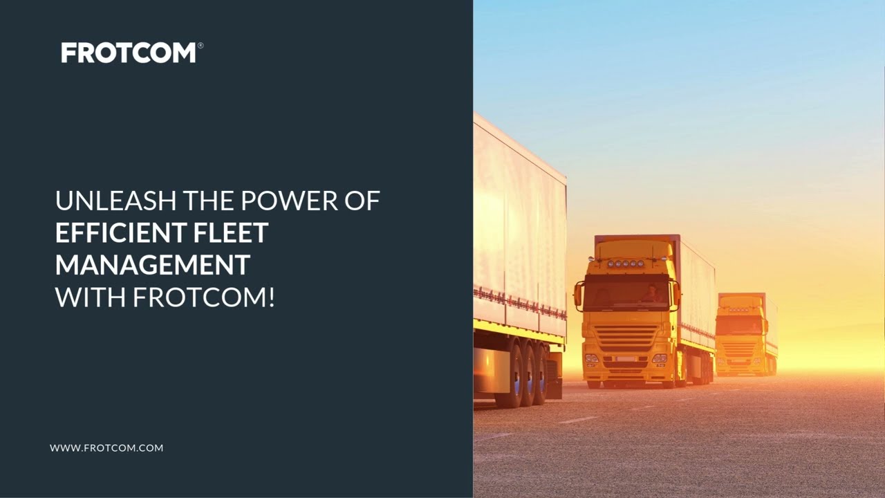 Take Control of Your Road Transport Costs with Frotcom!
