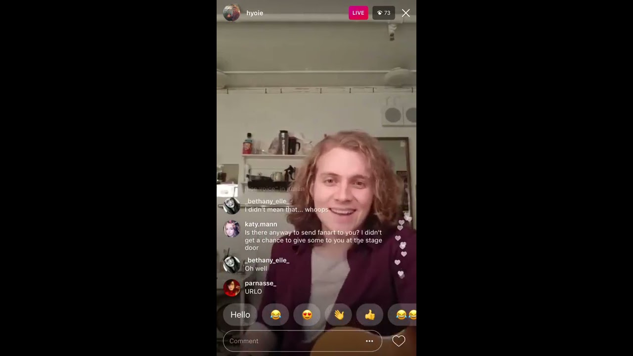 hyoie o'grady instagram livestream 11/28/2017